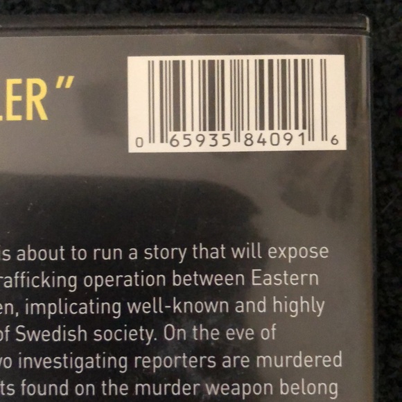 🔥the GIRL who PLAYED with FIRE sequeal to the girl with the dragon tattoo - Picture 3 of 7